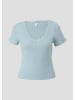 QS T-Shirt in 6103_helles türkis
