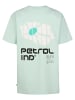 Petrol Industries T-Shirt mit grafischem Rückenprint Aguila in Grün