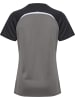 Hummel Druckknopf Polo Hmllead Damen in STEEL GRAY/ASPHALT