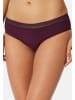 Schiesser Perioden Slip Secret Care in Schwarz / Pflaume
