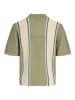 Jack & Jones Gestricktes Polo in Seagrass