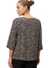Zero  Bluse geblümt mit 3/4 Arm in BlackCream