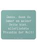 Mr. & Mrs. Panda Mouse Pad Spruch Beste Freundin mit Spruch in Meeresbrise