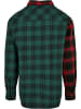 Urban Classics Urban Classics Flanell-Hemden in black/red/green