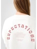 QS Sweatshirt in 02D0_creme