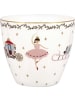 Greengate Latte Cup Becher ROYAL CHRISTMAS Weiß Weihnachtsbecher mit Goldrand