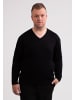 CASH-MERE.CH V-Ausschnitt Pullover in Schwarz
