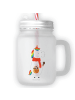 Mr. & Mrs. Panda Mason Jar Einhorn Pilz ohne Spruch in Transparent