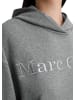 Marc O'Polo Logo-Kapuzensweatshirt relaxed in grey granite melange