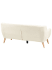 Beliani 3-Sitzer Sofa MOTALA in Beige/Braun - (W) 182 x (H) 76 x (L) 83 cm