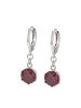 faina Women Drop Earrings in Silver Red