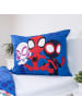 Spiderman Spiderman Bettwäsche-Set 140x200 cm + 70x90 cm aus 100% Baumwolle mit in Blau