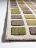 KADIMA DESIGN Teppich Wolle für Fußbodenheizung HAMPS modern Wohnzimmer in Erdtöne-Grün