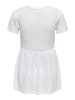 ONLY Top mit Schößchen in White