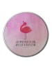 Mr. & Mrs. Panda Erinnerungsbox Flamingo Stolz mit Spruch in Aquarell Pink
