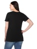 sheego T-Shirt in schwarz