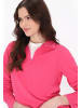 myMo Damen Fleecepullover in Pink