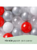 LittleTom 200 Bällebadbälle Emma 5,5 cm im 4-Farben-Mix