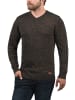 BLEND Strickpullover BHDansel 20704767ME Strickpulli mit V-Ausschnitt in Orange