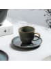 like. by Villeroy & Boch 6er Set Espressountertassen Crafted Breeze in Blau-Grau ø 11,8 cm in blau-grau