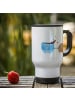 Mr. & Mrs. Panda Thermosbecher Kaffee Bohne ohne Spruch in Weiß