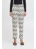 ICHI Casual Hose IHKATE Regular fit in Total Eclipse Ikat aop