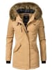 Navahoo Wintermantel Nisam in Camel