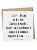Mr. & Mrs. Panda Grußkarte Spruch Emotionen ausdrücken mit Spruch in Weiß