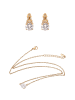 faina Women Jewelry Set in rose gold white