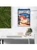 Mr. & Mrs. Panda Poster Sessel humorvoll Design mit Spruch in Weiß