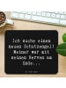 Mr. & Mrs. Panda Mauspad Spruch Neuer Schutz mit Spruch in Schwarz