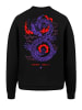 F4NT4STIC Oversize Sweatshirt Drache Feuer Japan in schwarz