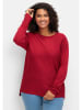 sheego Pullover in rot