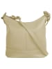 Cluty Umhängetasche echt Leder in beige