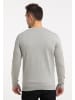 RAIDO Herren Strickpullover in Hellgrau Melange