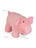 relaxdays Türstopper Schwein in Rosa - (H)15 cm