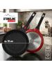 Stoneline SMART Bratpfanne 28 cm, abnehmbarer Griff in Rot
