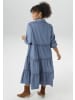 Aniston PLUS Jeanskleid in jeansblau