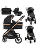 BeBelissimo 3 in 1 Kinderwagen Set Kombikinderwagen - Iris in Schwarz