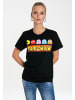Logoshirt Print T-Shirt Pac-Man in schwarz