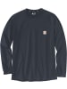 CARHARTT  Longsleeve "Forced Flex 104617" in Blau