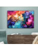 MuchoWow Leinwand bilder Abstrakte Kunst bunt (BxH)