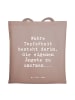 Mr. & Mrs. Panda Tote Bag Spruch Tapferkeit Umarmung mit Spruch in Braun Pastell