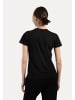 SMILODOX T-Shirt Laurena in Schwarz
