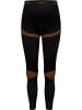 normani 2 x Thermounterhose Lange Skiunterwäsche für Damen in Schwarz/Orange