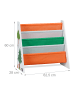 relaxdays Kinderbücherregal in Bunt - (B)62,5 x (H)60 x (T)28 cm