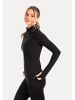 SMILODOX Trainingsjacke Kenna Gold in Schwarz