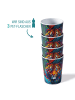 Stoneline Shotbecher 4 cl rPET Set 4-teilig, Eichstrich bei 2 cl und 4 cl in Tiger