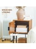 HOMCOM Konsolentisch in Naturholz 40L x 30B x 76H cm