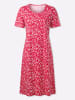 Sieh an! Jersey-Kleid in rot-weiß-bedruckt